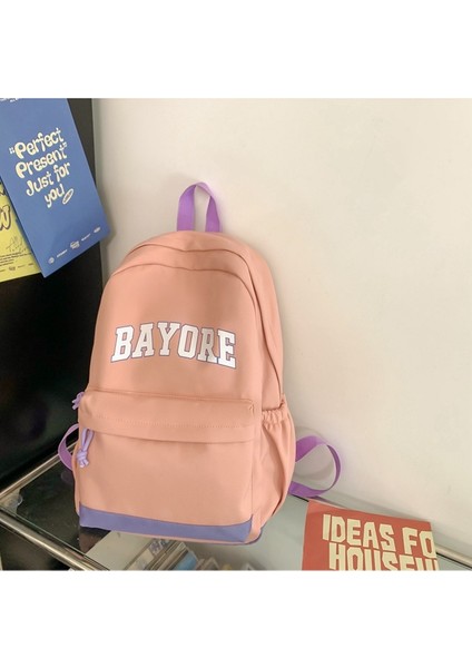 Düz Renk Mektup Sırt Çantası (Yurt Dışından) fırsatları