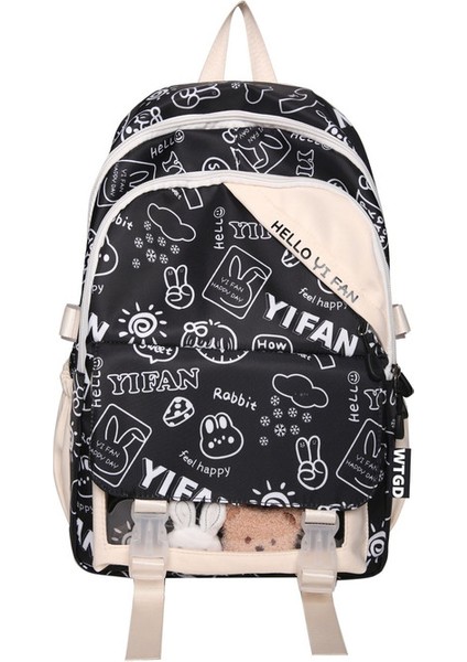 Sevimli Graffiti Sırt Çantası (Yurt Dışından)