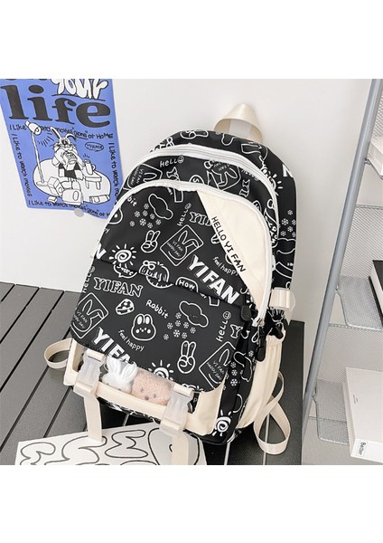 Sevimli Graffiti Sırt Çantası (Yurt Dışından) fırsatları