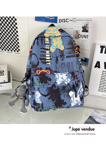 Büyük Kapasiteli Grafiti Okul Çantası (Yurt Dışından) fiyatları