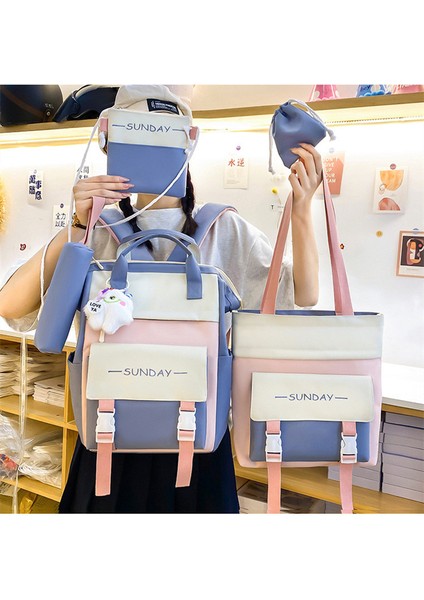 5 Parçalı Büyük Kapasiteli Sırt Çantası (Yurt Dışından) fiyatları