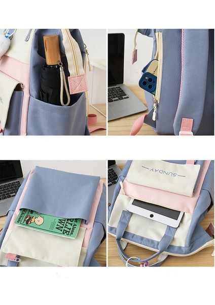 5 Parçalı Büyük Kapasiteli Sırt Çantası (Yurt Dışından) fırsatları