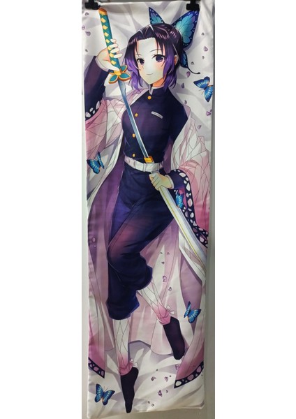 Demon Slayer Shinobu Sarılma Yastık Kılıfı