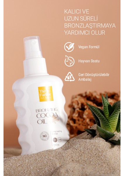 The Further Uzun Süre Kalıcı Bronzlaştırıcı Kakao Yağı 200 ml