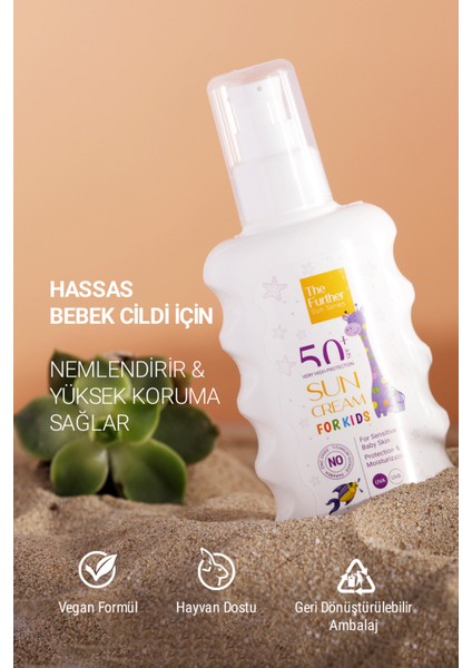 The Further Spf 50+ Faktör Çocuk Güneş Koruyucu Losyon 200 ml