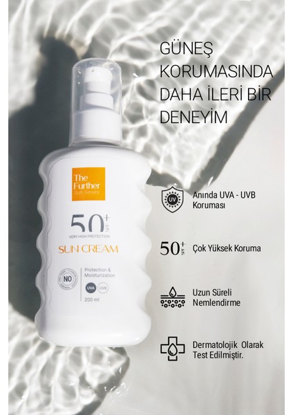 The Further Spf 50+ Faktör Yetişkin Güneş Koruyucu Losyon 200 ml