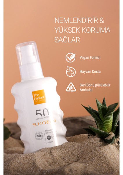 The Further Spf 50+ Faktör Yetişkin Güneş Koruyucu Losyon 200 ml