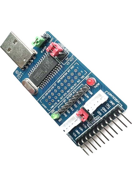 CH341A Usb'den I2C / Iıc / Spı / Uart / Ttl / Isp Adaptörü Epp / Paralel Bağlantı Noktası Dönüştürücü (Yurt Dışından)
