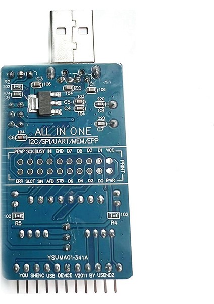 CH341A Usb'den I2C / Iıc / Spı / Uart / Ttl / Isp Adaptörü Epp / Paralel Bağlantı Noktası Dönüştürücü (Yurt Dışından)
