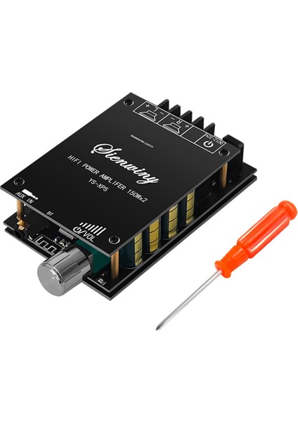 -Xps 2.0 Kanal Bluetooth Ses Amplifikatör Kartı + Isı Emici TDA7498E 150WX2 Çift Kanallı Stereo Ses Modülü DC12-32V (Yurt Dışından)