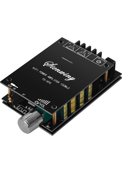 -Xps 2.0 Kanal Bluetooth Ses Amplifikatör Kartı + Isı Emici TDA7498E 150WX2 Çift Kanallı Stereo Ses Modülü DC12-32V (Yurt Dışından)