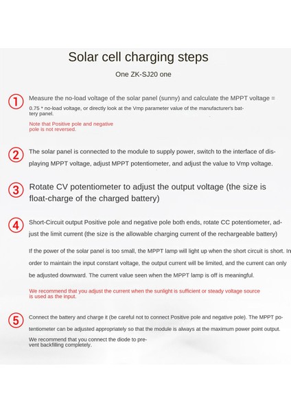 -SJ20 300W 20A Solar Şarj Için Otomatik Gerilim Yükselişi Düşüş Güçleri Modülü Mppt Modülü DC1.4-79V (Ekransız) (Yurt Dışından)