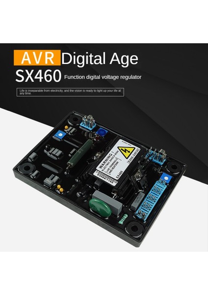 SX460 Avr Jeneratör Otomatik Voltaj Regülatörü 120/240 V Ac Tek Fazlı Iki Telli Jeneratör Seti Aksesuarları E000-24602 (Yurt Dışından)