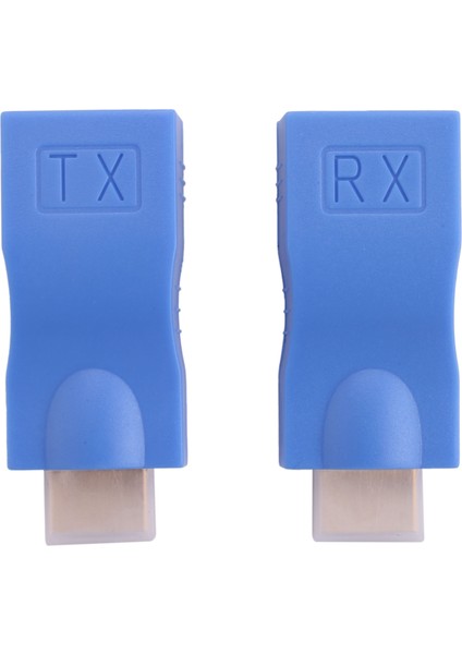 Genişletici RJ45 Lan Ağ Uzatma Verici Alıcı Tx Rx CAT5E Cat6 Ethernet Kablosu V1.4 30M 4K Hd Tv 1080P (Yurt Dışından)