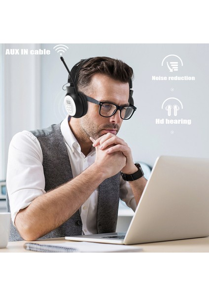 Taşınabilir Kişisel Fm Radyo Kulaklıkları, Yürüyüş, Jogging, Günlük Çalışma Için Dahili Radyolu Kablosuz Kulaklık (Yurt Dışından) fırsatları