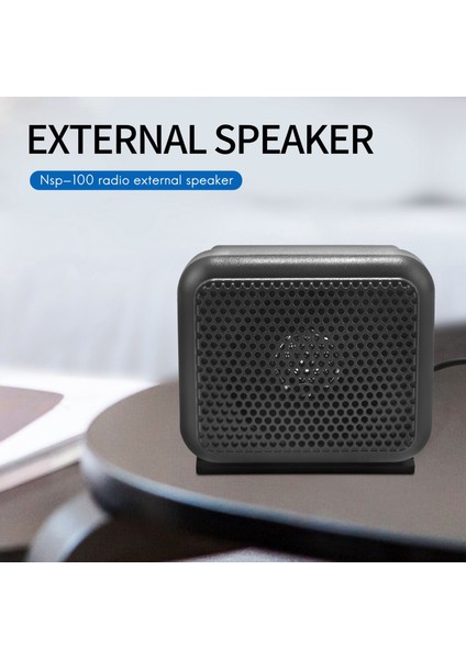 Mini Harici Hoparlör -100 Icom Için Ham Radyo Cb Hf Alıcı-Verici Için (Yurt Dışından)