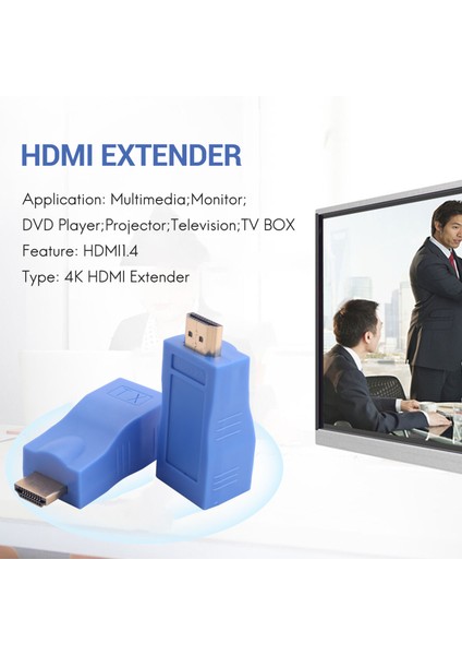 Genişletici RJ45 Lan Ağ Uzatma Verici Alıcı Tx Rx CAT5E Cat6 Ethernet Kablosu V1.4 30M 4K Hd Tv 1080P (Yurt Dışından) fırsatları