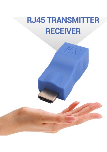 Genişletici RJ45 Lan Ağ Uzatma Verici Alıcı Tx Rx CAT5E Cat6 Ethernet Kablosu V1.4 30M 4K Hd Tv 1080P (Yurt Dışından) indirimleri