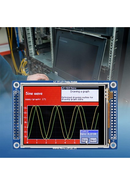 3,2 Inç Tft LCD Ekran Modülü 320 x 240 Piksel ILI9341 8080 Paralel+Spı 3.3V LCD 65K Renk Direnci Dokunmatik Ekran (Yurt Dışından)