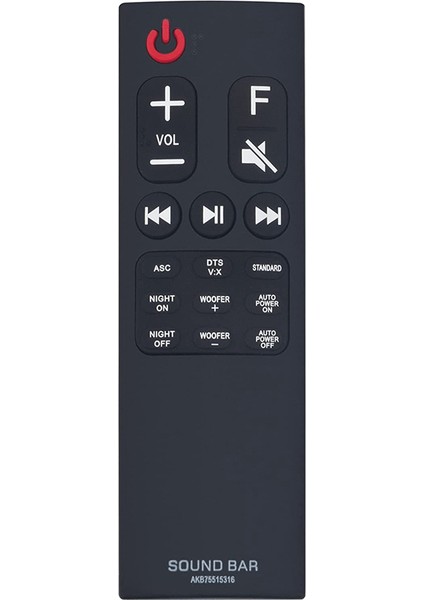 AKB75515316 Uzaktan Kumanda Lg Ses Çubuğu Sistemi Soundbar Sk5 SK5Y Için Fit Değiştirildi Yeni (Yurt Dışından)