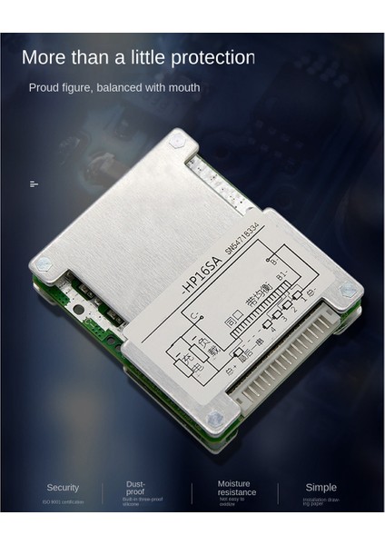 14S 48V Üçlü Li-Ion Pil Koruma Kartı Bms Eşitleme 18650 Pil KORUMASI-20A ile Aynı Bağlantı Noktası (Yurt Dışından)