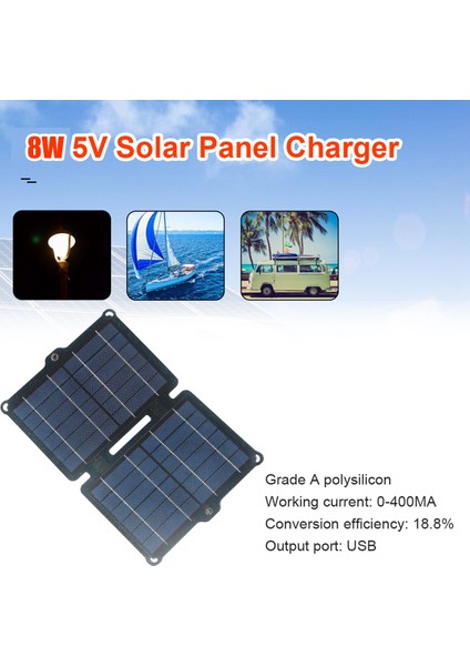 8W 5V Etfe Güneş Panelı Katlanır Şarj Cihazı Açık Taşınabilir Çift USB Ipx6 Su Geçirmez Güneş Katlanır Çanta Cep Telefonu Şarj Cihazı (Yurt Dışından) indirimleri