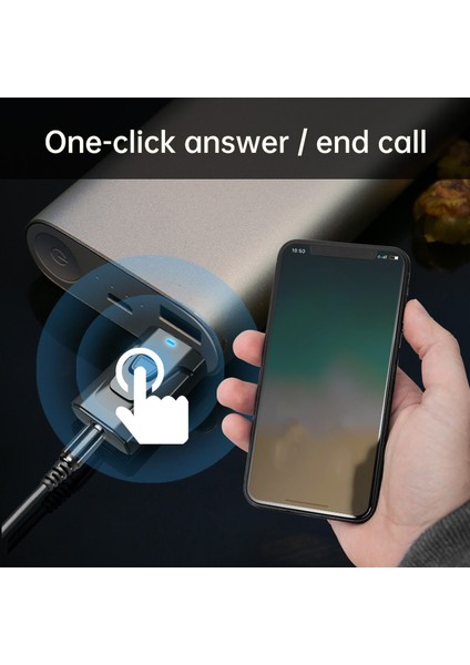 4 In 1 USB Bluetooth Verici Alıcı Mic ile Handsfree Arama 3.5mm Aux Rca Stereo Kablosuz Ses Adaptörü (Yurt Dışından)