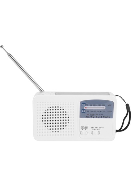 Güneş Enerjili ve El Kranklı Acil Durum Telsizi, Kendinden Enerjili, Pil USB Şarjı Fm/am Radyo LED El Feneri Telefon Şarj Cihazı (Yurt Dışından)