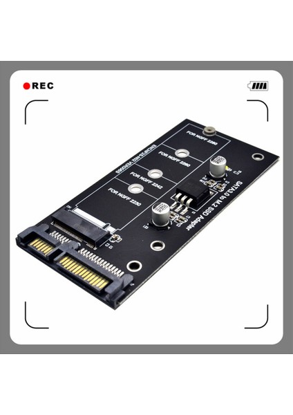 M2 Ngff Ssd'den Sata 3.0 2.5&rdquo'ya, M.2 SSD Adaptör Dönüştürücü Yükseltici Kart Pc Laptop Kartı Için 6gps'e Kadar (Yurt Dışından)