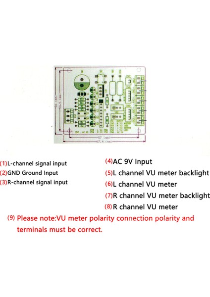 Dc 9-12 V Vu Seviye Ses Ölçer Sürücü Kartı Db Seviye Ölçer Amplifikatör Ic BA6138 Çift Taraflı Devre + 2 Adet Vu Metre (Yurt Dışından)