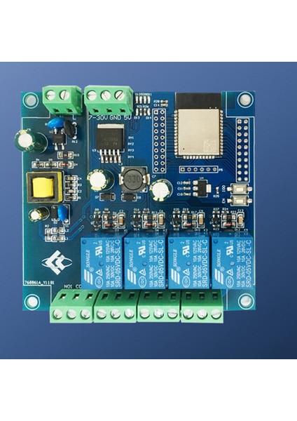Ac 220V/DC 5-30V Güç Kaynağı ESP32 Wıfı Bluetooth Dört Yönlü Röle Modülü ESP32-WROOM Geliştirme Kurulu 1/o Bağlantı Noktası (Yurt Dışından)