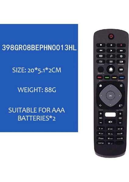 Yeni Tv Uzaktan Kumandası Için 398GR08BEPHN0013HL 43PUH6101 49PUH6101 Uzaktan Kumandanın Değiştirilmesi (Yurt Dışından)