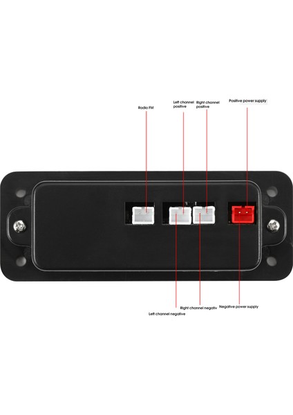 Bluetooth 5.0 Mp3 Dekoder Devre Kartı Modülü 2x3 W Hoparlör Araba Fm Radyo Modülü 5 V Destek Kayıt Çağrı Handsfree Fonksiyonu (Yurt Dışından)