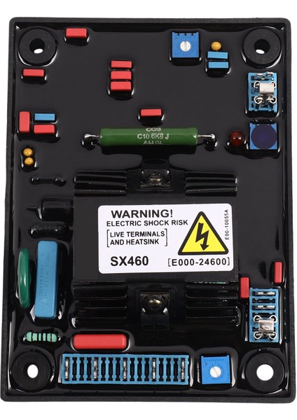 Avr SX460-A 460-A 460 Kırmızı Kapasitörlü Yumuşak Tutkal Daha Kaliteli Aksesuarlar Jeneratör Için Otomatik Voltaj Regülatörü (Yurt Dışından)