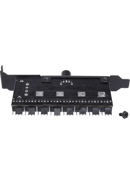 Pc 8 Kanal Fan Hub Soğutma Fanı Hız Kontrol Cihazı Cpu Kasa HDD VGA Pwm Fan Pcı Braketi Güç Tarafından 12 V Fan (4pin) (Yurt Dışından)