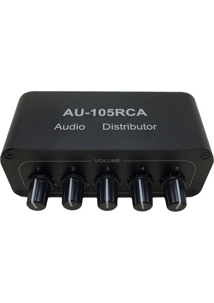 Stereo Ses Mikseri 1 Giriş 5 Çıkış Çok Kanallı Ses Kaynağı Dağıtıcı Güç Amplifikatörleri Için Rca Arayüzü (Yurt Dışından)
