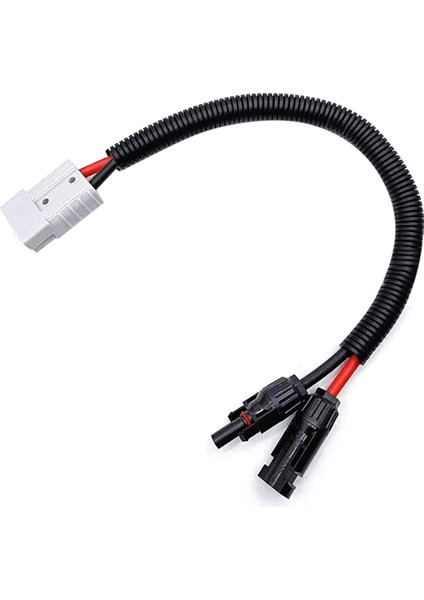 10AWG Güneş Paneli Bağlantı Kablosu, Güneş Konektörü ve 50A/600V Ad Bağlantı Noktası Adaptörü Güneş Bağlantı Kablosu ile Uyumlu (Yurt Dışından)