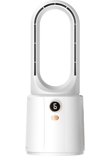 2200MAH Yaz Bladeless Fan Hava Sirkülasyon Fanı Taşınabilir Sessiz Fan USB Şarj Yüksek Rüzgar Enerjili Fan Ofis Ev Için (Yurt Dışından)