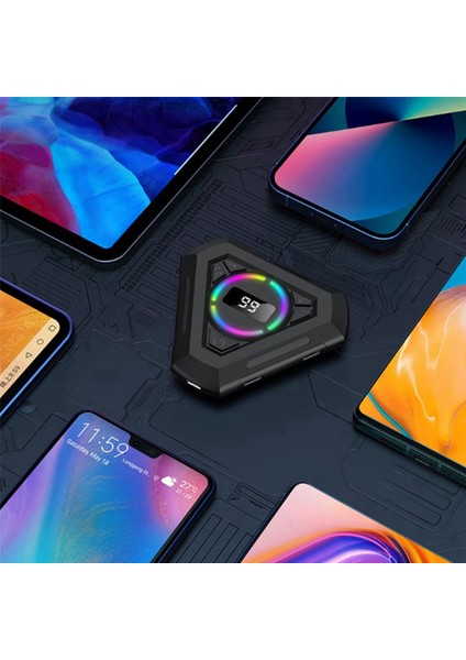 Kontrol Bluetooth Akıllı Fingerbot Telefon Ekranı Otomatik Tıklayıcı Altı Kafalı Cihaz Fiziksel Otomatik Tıklama Baskı Parçası (Yurt Dışından)