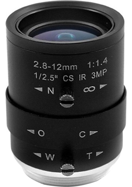 3mp Hd Cctv Kamera Lensi 2.8-12MM Endüstriyel Güvenlik Kameraları Için Değişken Odaklı Manuel Zoom Odak Montajı (Yurt Dışından)