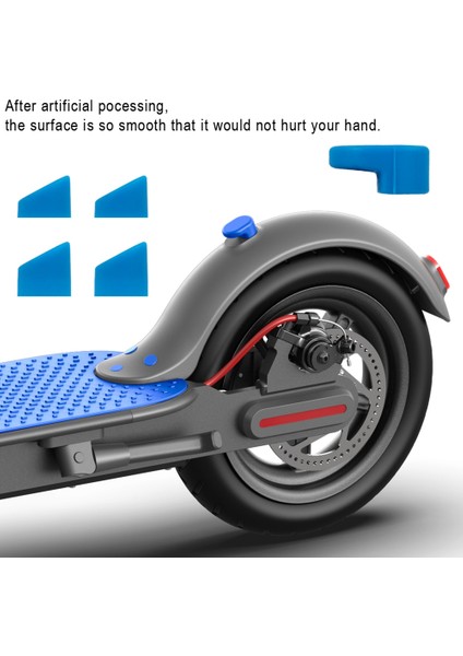 Şarj Portu Kauçuk Toz Fişi M365 1 S Elektrikli Scooter Pedalı Silikon Ayak Mat Kavrama Kapakları Parçaları Kırmızı (Yurt Dışından) indirimleri