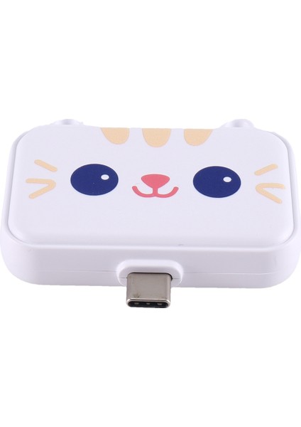 Şirin USB Hub Tip C - Uyumlu Usb3.0 Pd 60W Şarj Aleti Akıllı Telefonlar Için Çoklu Splitter Adaptör Dock'u (Beyaz 3h) (Yurt Dışından)