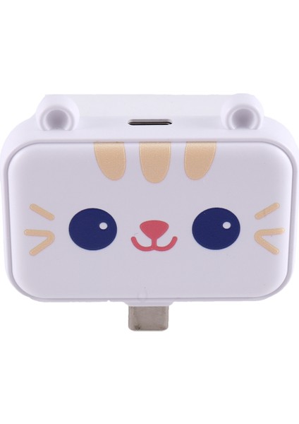 Şirin USB Hub Tip C - Uyumlu Usb3.0 Pd 60W Şarj Aleti Akıllı Telefonlar Için Çoklu Splitter Adaptör Dock'u (Beyaz 3h) (Yurt Dışından)