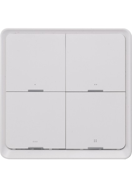 Zigbee Ağ Geçidi App Kontrolü ile Akıllı Ev Telsiz Akıllı Tuya 4 Yollu Panel Sahne Düğmesi Anahtarı Kullanılan (Yurt Dışından)