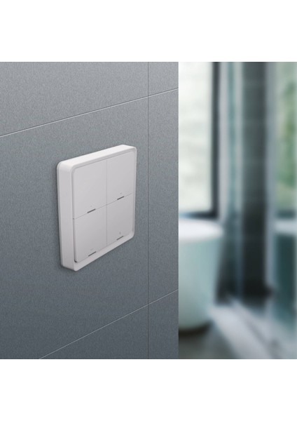 Zigbee Ağ Geçidi App Kontrolü ile Akıllı Ev Telsiz Akıllı Tuya 4 Yollu Panel Sahne Düğmesi Anahtarı Kullanılan (Yurt Dışından)