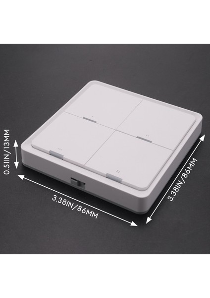 Zigbee Ağ Geçidi App Kontrolü ile Akıllı Ev Telsiz Akıllı Tuya 4 Yollu Panel Sahne Düğmesi Anahtarı Kullanılan (Yurt Dışından)