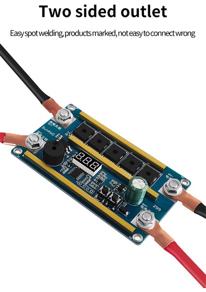 Z99 Nokta Kaynakçı 99 Dişliler Dijital Ekran 1500A 0.1-0.2mm Nokta Kaynak Mos 18650 Lityum Pil Kaynak Kontrol Paneli (Yurt Dışından)