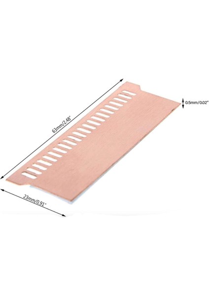 4 Adet Saf Bakır Dizüstü Oyun Dizüstü Bellek Soğutucu Soğutma Radyatörü Ram Bellek Soğutucu Isı Emici 0.5mm (Yurt Dışından)