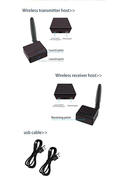 Kablosuz Kızılötesi Tekrarlayıcı Sinyal Güçlendirici Kit USB ile Çalışan Verici ve Alıcı -Bıre Us Plug (Yurt Dışından)