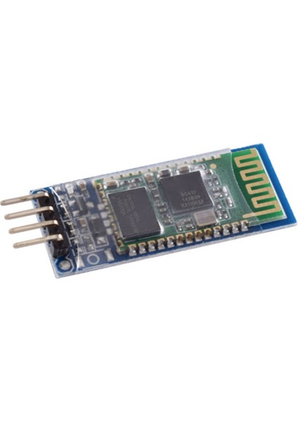 2 Adet -06 4 Pin Kablosuz Bluetooth Modülü Rf Alıcı-Verici Modülü Çift Yönlü Seri Slave Modülü Arka Panel ile (Yurt Dışından)